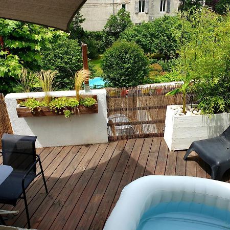 Duplex Avec Spa Et Terrasse En Plein Centre Du Village แซ็ง-ฌอง-ดู-การ์ ภายนอก รูปภาพ